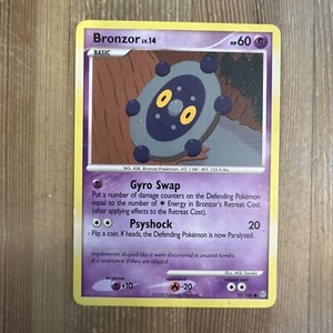 Bronzor - 55/100 - Common LP, English Pokemon Stormfront