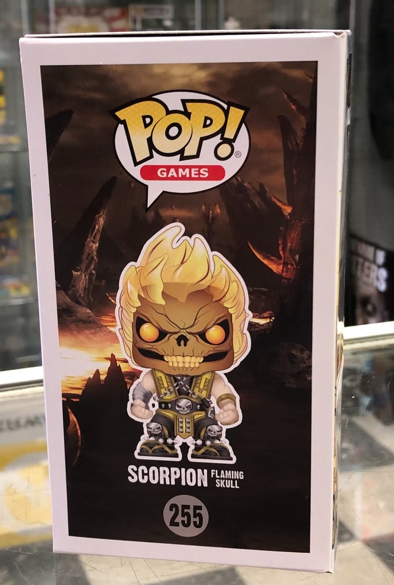 Funko Pop! Mortal Kombat X Scorpion Flaming Skull Hot Topic