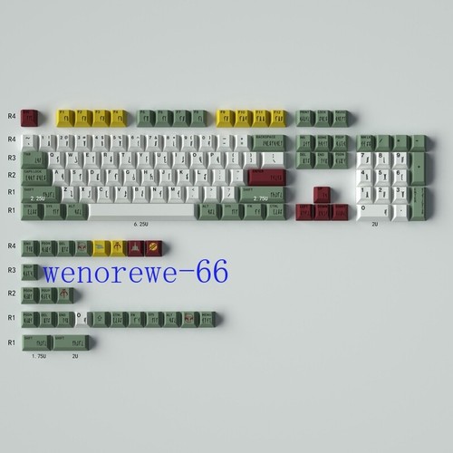New GMK Star Wars Boba Fett Height Keycap PBT Key Caps Set for Mechanic Keyboard - Picture 11 of 11