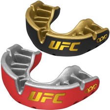 OPRO "UFC" Zahnschutz Gold Schwarz Rot Erwachsen Zahnschutz MMA Boxen Kickboxen