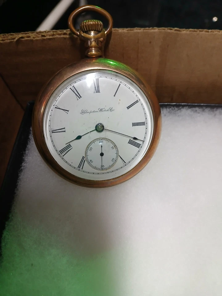 Antique Hampden Pocketwatch - Image 3 of 4