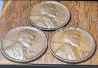 1929 P-D-S 1C LINCOLN WHEAT-ONE SET OF 3 COINS-UNGRADED-+ BONUS LINCOLN -LQQK!