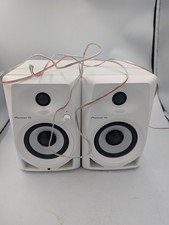 Pioneer DJ DM-40-W  active monitor speaker White Pair , good condition.