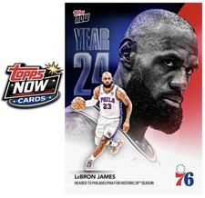 2026-27 NBA Topps Now #OS03 LeBron James Philadelphia 76ers - PRESALE
