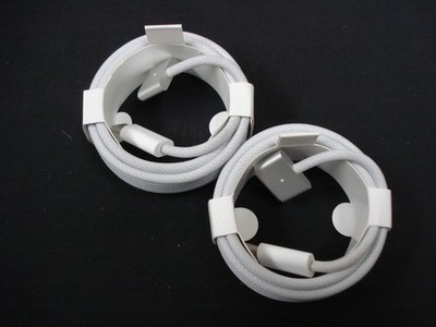 Pack of 2 OEM A2363 2m USB-C to MagSafe 3 Cable for APPLE MacBook Air Pro Silver