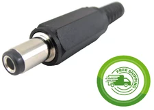 (1x) Philmore 259 - 2.5mm x 5.5mm Coaxial DC Power Plug - Solder Terminals