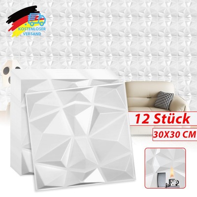 3D Wall Panels 30×30 cm Gaming Zimmer Wand Decke 3D Paneele Wandpaneel DE