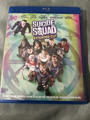 Suicide Squad: Extended Cut (Blu-ray, DVD, 2016)
