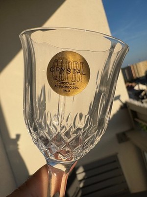 6 Kristallgläser, Capri Crystal, 24 % Bleikristall, inkl. OVP
