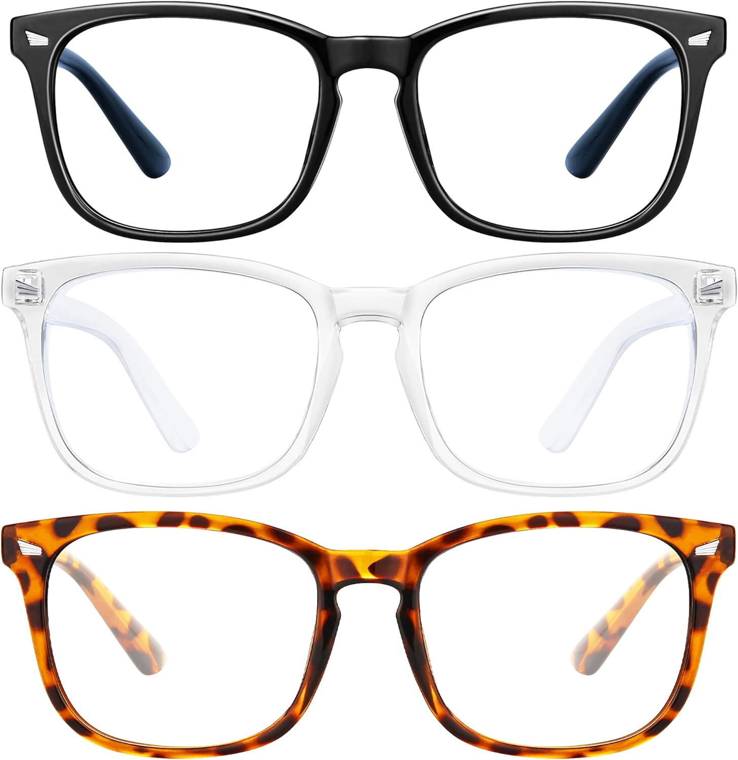 Blue Light Blocking Glasses for Women and Men to Reduce Eye Strain from Screens-image