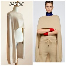 USED [BARRIE] CASHMERE ROMANTIC TIMELESS CAPE VERYGOOD