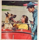 Coca Cola Gas Station Great Dane Dog Soda Coke Vintage 1960 Magazine Print Ad