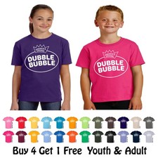 Dubble Bubble Youth Boys Girls Kids Matching Costume Halloween Shirt