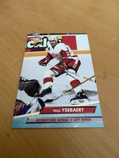 Paul Ysebaert #54 1992 Fleer Ultra Detroit Red Wings Hockey Card NHL