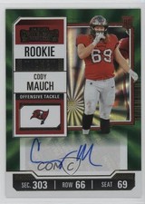 2023 Panini Contenders Rookie Opening Kickoff Ticket Cody Mauch #169 Auto 0c2