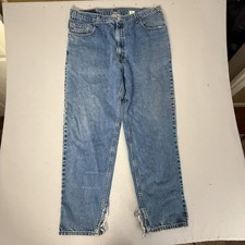 Vintage Levi's 560 Men's Loose Fit Light Wash Blue Jeans W40 L32 Made In USA