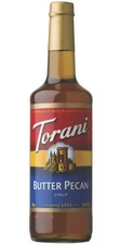 Torani Butter Pecan Syrup 25.4 Fl Oz Natural Flavoring for Coffee Drinks