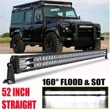 52 Zoll LED Lichtbalken 12V Flutlicht Spot Kombi für LAND ROVER DEFENDER 90 110 52 Zoll LED Lichtbalken 12V Flutlicht Spot Kombi für LAND ROVER DEFENDER 90 110