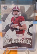 2025 Bowman University Chrome - College Rule PlayBook Ty Simpson #CRP-12 (RC)