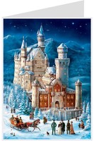 Postkarten- Adventskalender Neuschwanstein | Papier-Adventskalender | M. Haduk