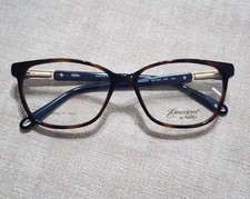 Emozioni By Safilo EM 4049 Brown Gold Blue Oval Eyeglass Frame Italy