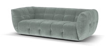 Sofology The Lunar 3 Seater Fabric Sofa in Chenille Charcoal