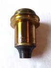 ANTIQUE BRASS MICROSCOPE OBJECTIVE LENS BY J.SWIFT & SON, LONDON.