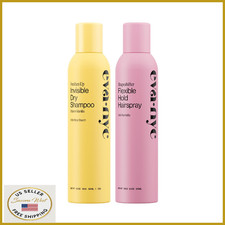 Eva NYC Invisible Dry Shampoo  Flexible Hold Hairspray Set - Oil-Absorbing, No