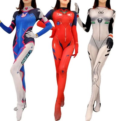Asuka Langley Soryu Ayanami Rei Zero Two Dva Evangeliong Cosplay Costumes Woman