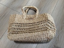 Esprit borsa tote in tessuto di paglia