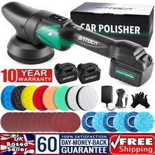 BATOCA Cordless DA Car Polisher Buffer Dual Action Polishing Machine 21V Battery