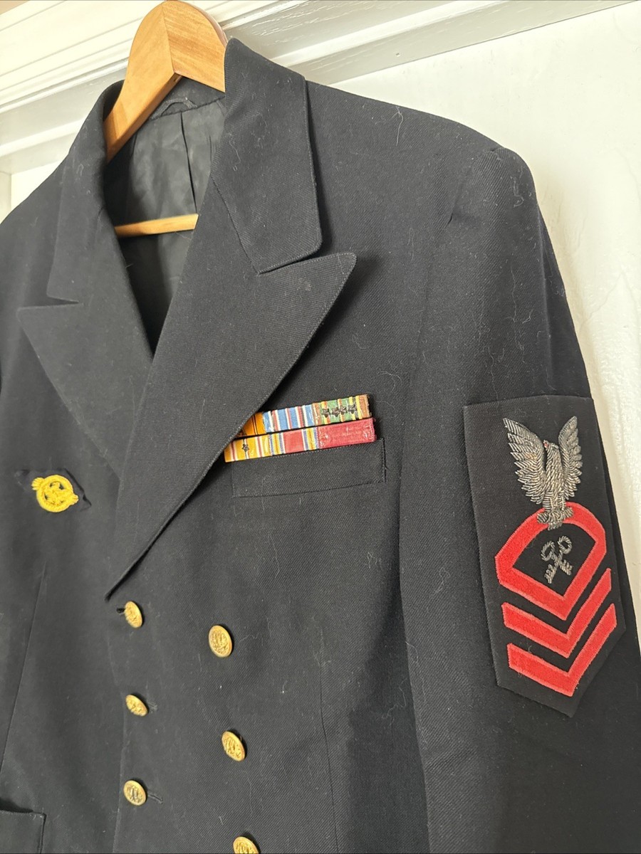 US Navy Chief Petty Officers Men's Dress Dark Blue Uniform Jacket | eBay US Navy Chief Petty Officers Men's Dress Dark Blue Uniform Jacket | eBay
