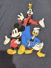 Disney Short Sleeve Tshirt Mickey, Donald, & Goofy Graphic Navy Blue Size M Vtg  — photo 6