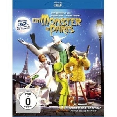 EIN MONSTER IN PARIS (3D) 3D- BLU-RAY NEU