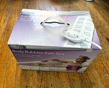 HoMedics Body Bubbles Bath Spa Bubble Mat 3 Speed White/Purple for Entire Body