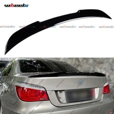 Glanz Schwarz Heckspoiler Kofferraum Spoiler Lippe f�r BMW 5er E60 Limo BJ.03-10