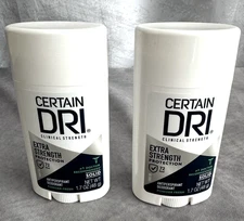 2pk Certain Dri Extra Strength Solid Antiperspirants & Deodorant Powder Fresh