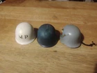 Vtg 1960s GI Joe German / MP /Navy Combat Helmets (For Diorama)