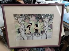 Original Walt Disney Snow White & Prince Seri Cel Cell Celluloid Scarce RARE !!!