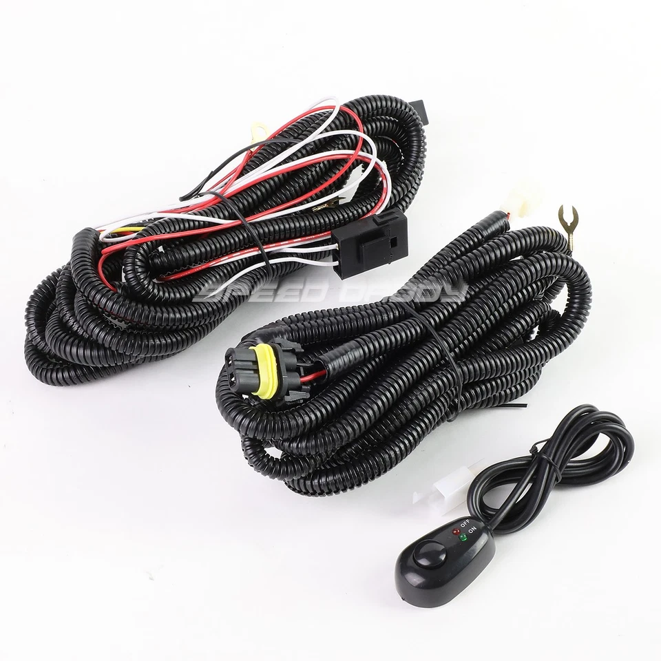 适用于 07-13 丰田 TUNDRA 拾音器 透明镜头 OE 驾驶对雾灯 + 开关 — 第 4/4 张图片