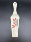 Vintage HLC Kitchen Kraft Oven Serve Art Deco Leaf Cake Lifter Server Fiesta