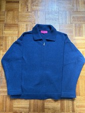 Elder Statesman Cashmere Zip Cardigan Sweater • XL made in USA