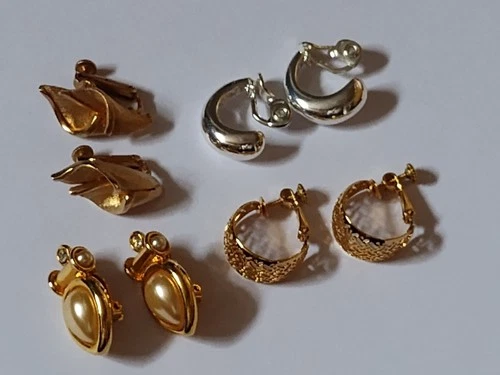 Vintage Costume Jewelry Earrings, Necklaces and Pins
