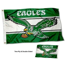 Philadelphia Eagles Vintage Throwback Two Sided Flag