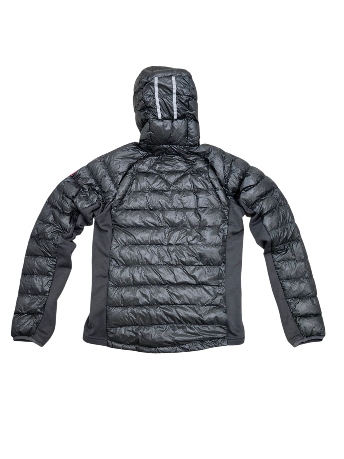 Canada Goose Hybridge Lite Hoodie Men's Large Graphite Down Jacket image 8