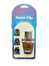 Universal Dark Silver And Black Cellphone Metal Swivel Belt Clip With Knobs NEW