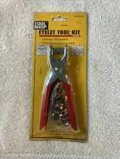Tool Shop Eyelet Tool Kit 244-8220 New Old Stock 2007 Plus 100 Eyelets (BB)