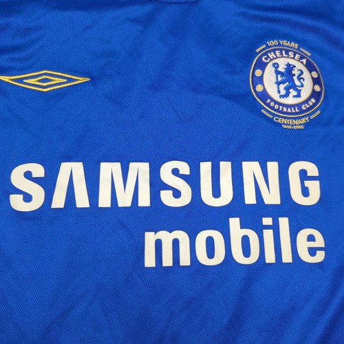 Maglia Chelsea Centenario Home 2005/06 Uomo XXL Maglia Calcio 100 Anni Personalizzata - Foto 6 di 14