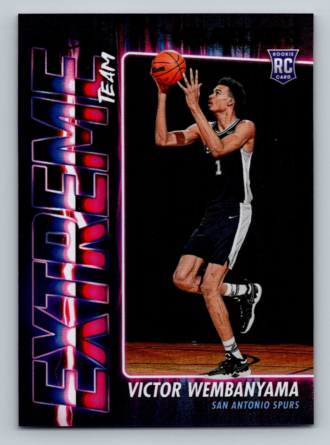 Victor Wembanyama 2023-24 Hoops #1 Extreme Team San Antonio Spurs