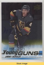 2019-20 Upper Deck Young Guns Silver Foil Jimmy Schuldt #206 READ 02h6
